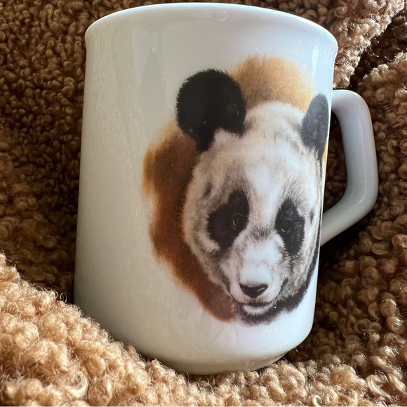 Reutter Porzellan Midcentury Modern Giant Panda Vintage Coffee Tea Mug 1950s - Picture 6 of 13